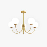Curved and Branched Bedroom Gold Chandelier - Clowas